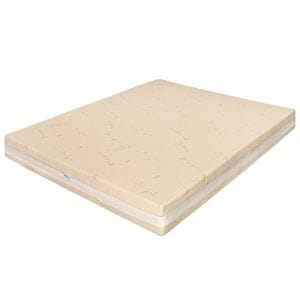 Saltea Ortopedica, Ortopedicus, Bio Bumbac Memory Trio Hotel Range, 200 x 200 x 25 cm, spuma cu memorie, fara arcuri, ergonomica, anatomica, husa detasabila, cu bumbac, ferma