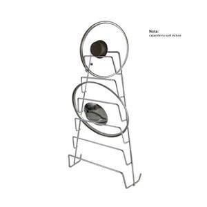 Suport pentru 6 capace, Inox, AZHOME