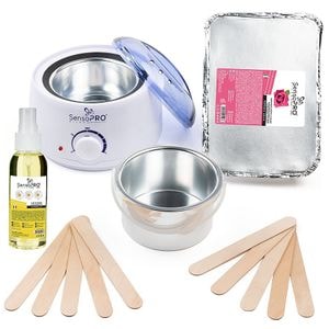 Kit Epilare Ceara Traditionala SensoPRO Milano Rose, 1 Kg