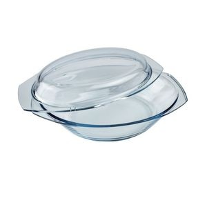 Bol sticla termorezistent, SIMAX, Oval, 2.4L, AZHOME