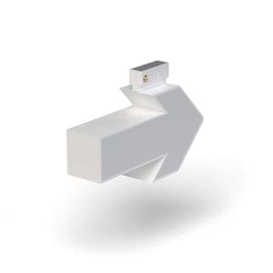 Simbol LED abcMIX, glisabil seria track profil Al, forma sageata dreapta, 150mm, 6500K, IP20, 6.8W