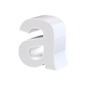 Litera volumetrica LED abcMIX seria pentru perete, litera a mic, 150mm, 6500K, IP65, 3.5W