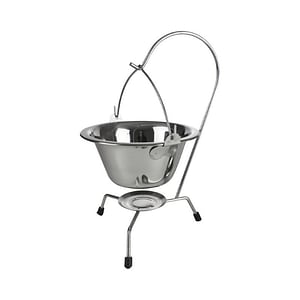 Set ceaun pentru servit la masa, Inox, 3 piese, AZHOME