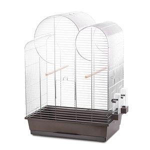 Colivie Pentru Pasari, Laroy, Natural Eliza, 54x34x75 cm, Maro/Zinc, 11681