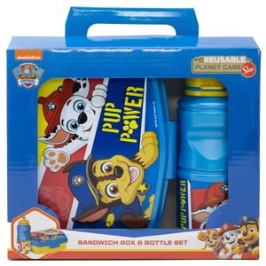 Set cutie sandwich si sticla pentru lichide, multicolor, 400 ml, Pup Power, Paw Patrol