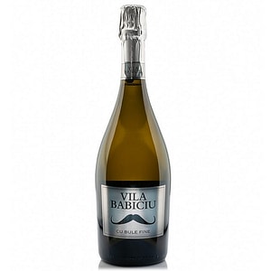 Vin Spumant Vila Babiciu cu bule fine Muller Thurgau, 0.75l