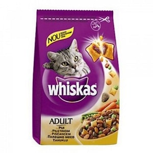Hrana uscata pentru pisici WHISKAS, Adult, pui, 14 Kg