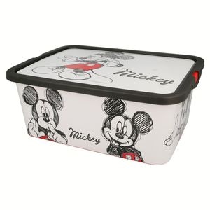 Cutie pentru depozitare, din plastic, cu capac, 13 L, multicolor, 39x29x15 cm, Mickey Mouse, Disney
