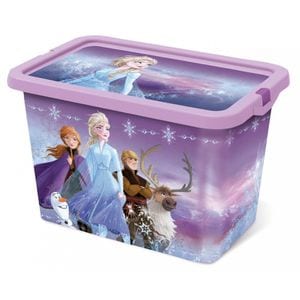 Cutie pentru depozitare, din plastic, cu capac, 7 L, multicolor, 29x19x19 cm, Frozen, Disney