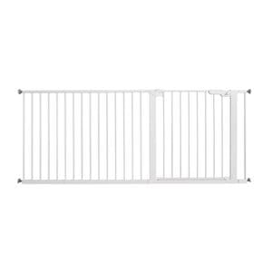 Bariera de siguranta pentru copii - BabyDan Asta Extra lata 183 cm alba
