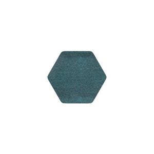 Panou decorativ Decotouch Hexagonal, 60 x 30 cm, turcoaz