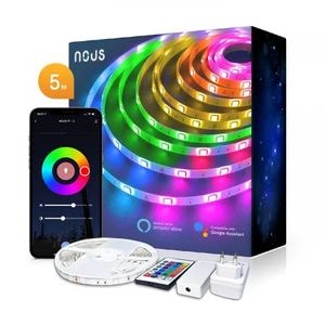Banda LED Smart Nous F1 WiFi, 5 metri, Control APP