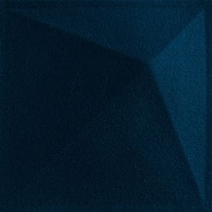 Panou decorativ 3D Felt Diamond, 40 x 40 cm, albastru inchis