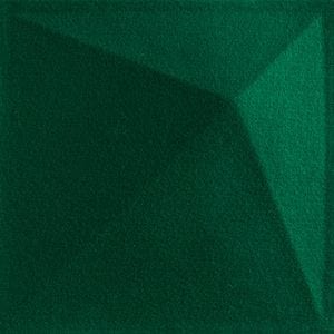 Panou decorativ 3D Felt Diamond, 40 x 40 cm, verde inchis