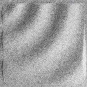 Panou decorativ 3D Felt Wave, 40 x 40 cm, gri