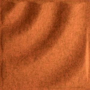 Panou decorativ 3D Felt Wave, 40 x 40 cm, portocaliu