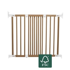 Poarta de siguranta pentru copii - Babydan Flexi Fit din fag, 69-106,5 cm, cu insurubare