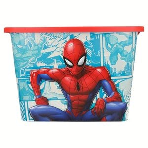 Cutie pentru depozitare, din plastic, cu capac, 23 L, multicolor, 40x27x29 cm, Spiderman