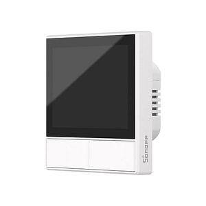 Sonoff NSPanel WHITE intrerupator de perete inteligent WiFi cu panou LED, termostat si functie de comutare inteligenta pentru scena