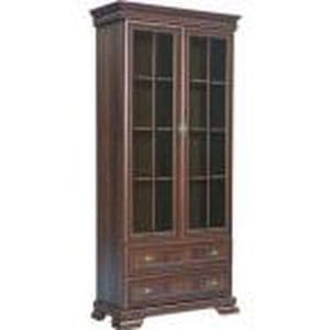 Vitrina living, MDF, 4 usi, 88 x 40 x 193 cm, nuc