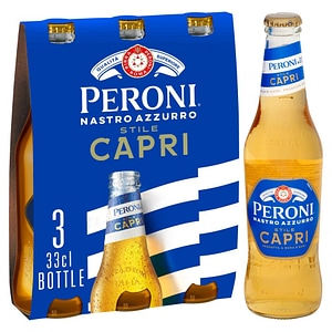 Bere blonda Peroni Stile Capri bax 0.33L x 3 sticle