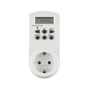 Priza programabila digitala, 16 A, 3600W 
