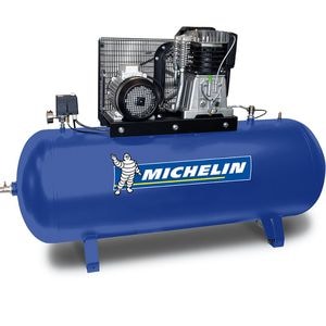 Compresor de aer cu piston trifazat, MICHELIN, tip MCX 500/998S, 380V, rezervor 500l, debit 1070l/min, 10 bar, ungere cu ulei