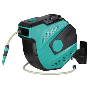Tambur de perete cu furtun gradina, 30m, 1/2" diametru, rulare automata, accesorii incluse, furtun 4 straturi, Soko Smart Kaufen Buy Clever