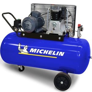 Compresor de aer cu piston trifazat, MICHELIN, tip MCX300/598TC, 380V, rezervor 300l, debit 600l/min, 10 bar, ungere cu ulei