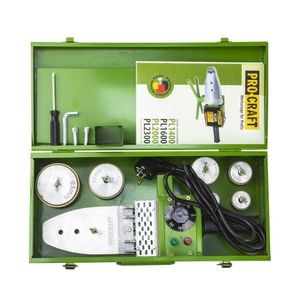 Aparat de lipit (plita) PPR, PROCRAFT PL1600, 800W, 6 bacuri 20 / 25 / 32 / 40 / 50 / 63 mm