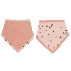 Baveta tip Bandana Bebe-jou Sweet Butterfly 2buc