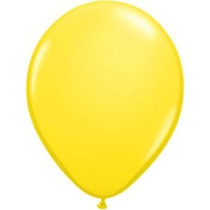 Balon Latex Yellow, 11 inch (28 cm), 43804, set 25 buc