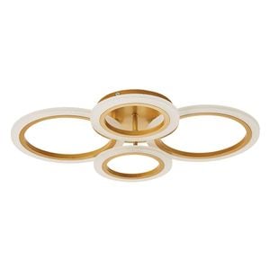 Plafoniera Led Oro, 56W, 56x41x9cm, 3500-6000k, 3120 lm