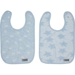 Set bavete Bebe-Jou Fabulous Frosted Blue 2buc