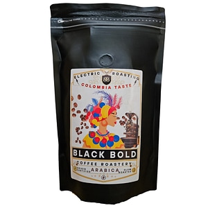 Cafea Boabe de Specialitate, 100% Arabica, Prajire Controlata, Black Bold Origine Colombia, 1kg