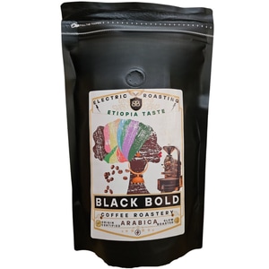 Cafea Boabe de Specialitate, 100% Arabica, Prajire Controlata, Black Bold Origine Etiopia, 500g
