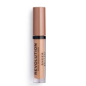 Ruj lichid Makeup Revolution, Sheer Brillant, 3,5 ml, 119 Hustle