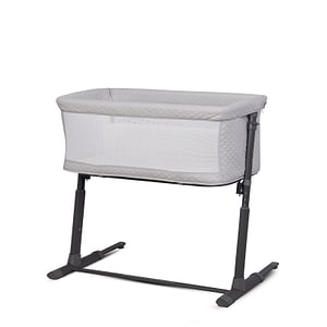 Patut 2 in 1 Colibro BySide Co Sleeper Bassinet 93x58 cm, saltea inclusa, sistem automat de retractare picioare, Cloud
