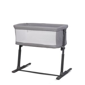 Patut 2 in 1 Colibro BySide Co Sleeper Bassinet 93x58 cm, saltea inclusa, sistem automat de retractare picioare, Dove