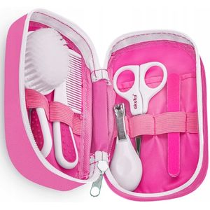 Kit de ingrijire pentru bebelusi Akuku A0458, Roz