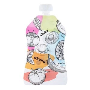 Set 5 pungi Akuku reutilizabile pentru mancare, 150 ml, Multicolor