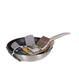 Tigaie cu inductie completa, combatibila cu toate sursele de caldura, 24 cm, Platinum Quttin