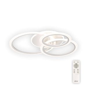 Plafoniera LED Circle, 90W, cu telecomanda, dimabila, CCT, 6300lm