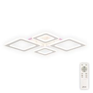 Plafoniera LED RGB Amelia, 120W, cu telecomanda, dimabila, CCT, 7200lm