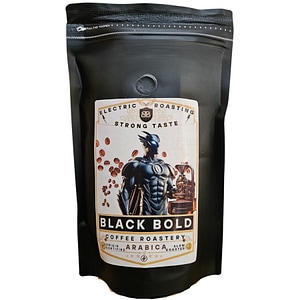 Cafea Boabe de Specialitate, 100% Arabica, Prajire Controlata, Black Bold Strong Taste, 1kg