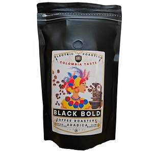 Cafea Boabe de Specialitate, 100% Arabica, Prajire Controlata, Black Bold Origine Colombia, 500g