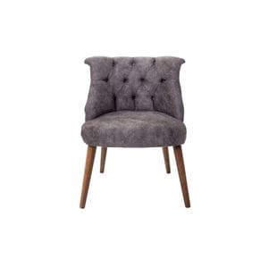 Fotoliu Ella, textil, 60 x 63 x 80 cm, gri