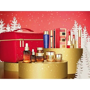 Trusa Machiaj, Estee Lauder Blockbuster, 11 Produse si Geanta Calatorie Lux, Multicolor
