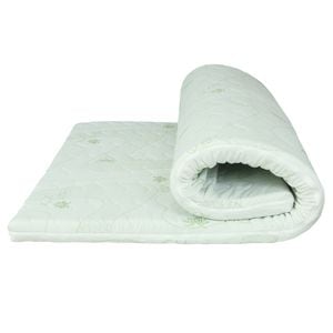 Topper Saltea, PREVI, Aloe Vera Therapy Memory Comfort, 160x200x6cm, Spuma cu Memorie 6 cm, husa Aloe Vera detasabila, hipoalergenica, medie