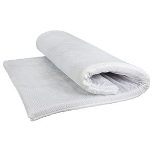 Topper Saltea, PREVI, Silver Ioni de Argint Aquagel Fresh Memory Comfort, 90x200x3cm, Spuma cu Memorie 3 cm, husa Silver detasabila, hipoalergenica, medie